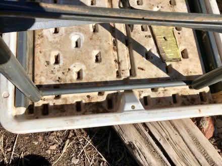 Photo of free plastic table (Cerrillos & St. Francis) #3