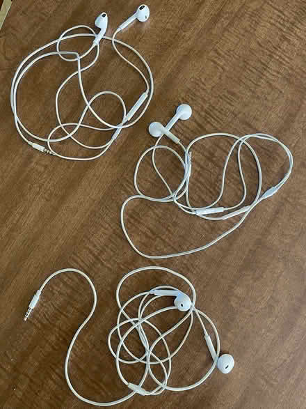 Photo of free Apple EarPods (3 pair) (Saratoga) #1