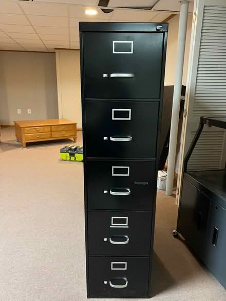 Photo of free Filing cabinet & Metal Cart (Ellicott City) #1