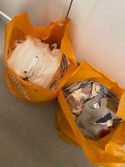 Photo of free USED baby clothes 0-6M (NW9) #1