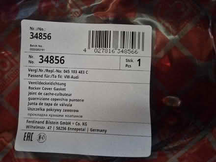 Photo of free 2008 polo head gasket (Amersham HP7) #2