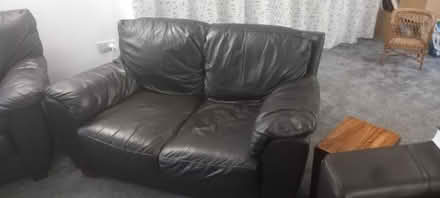 Photo of free 2 Seater Leather Sofa (Pinehurst SN25) #1
