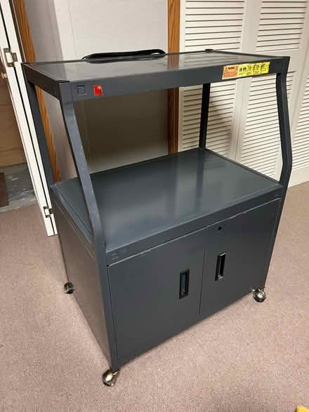 Photo of free Filing cabinet & Metal Cart (Ellicott City) #2