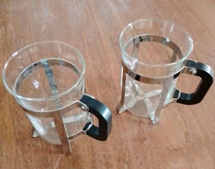 Photo of free 2 Glass Coffee Mugs (CT11) #1