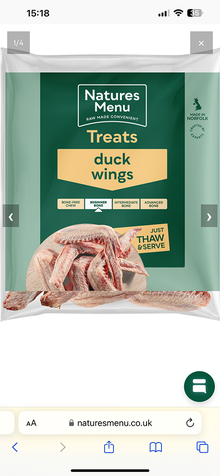 Photo of free Raw frozen dog treat - 5 duck wings (Chelsfield BR6) #1