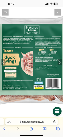 Photo of free Raw frozen dog treat - 5 duck wings (Chelsfield BR6) #2