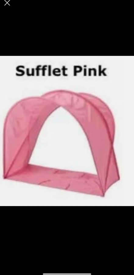 Photo of free Bed tent pink (Corringham SS17) #1