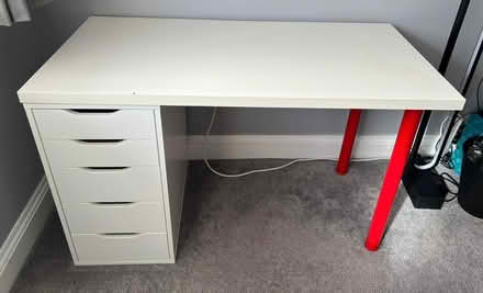 Photo of free Desk with drawers (Hockley, Essex) #1