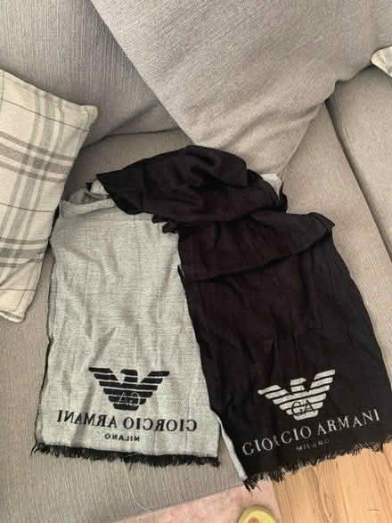 Photo of free Black and grey Giorgio Armani scarf (Worcester Park KT4) #1