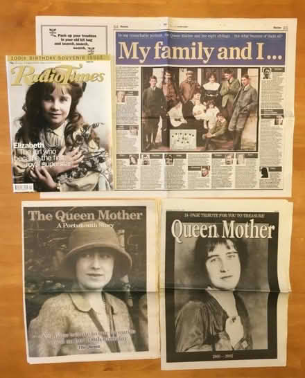 Photo of free Queen Mother memorabilia (Waterlooville PO7) #2