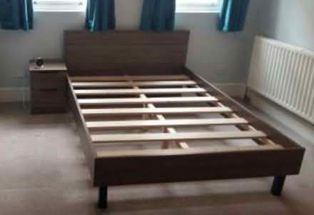 Photo of free Double bed & bedside table (Pimlico SW1V) #1