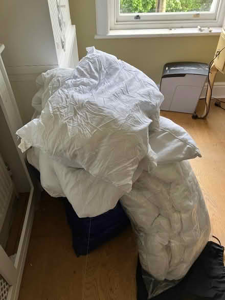 Photo of free Quilts and pillows, clean but worn (Oakwood LS8) #1