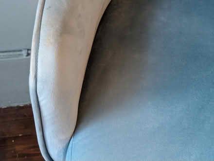Photo of free Blue swivel chair (Harborne) #3