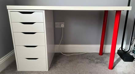 Photo of free Desk with drawers (Hockley, Essex) #2