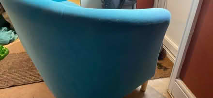 Photo of free Turquoise sofa solid (TQ2) #4