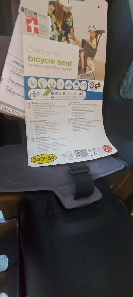 Photo of free Child's bicycle seat (UCD) #2