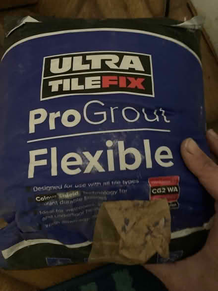Photo of free 2.5 bags flexible grout (Victoria park CF5) #1
