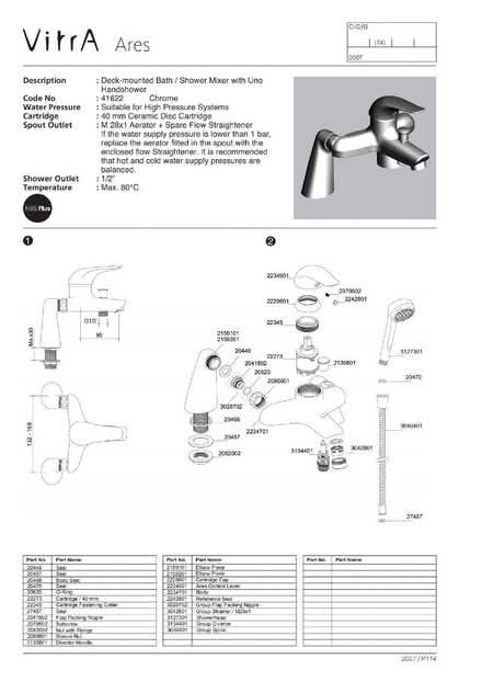 Photo of free Cartridge for Vitra mixer tap. (Oswestry SY10) #3