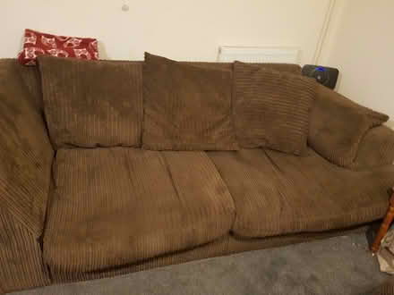 Photo of free Brown corner sofa (Brighton hill Basingstoke) #2
