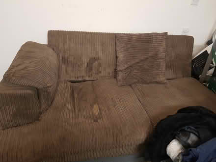 Photo of free Brown corner sofa (Brighton hill Basingstoke) #1