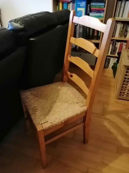 Photo of free Wooden chair with wicker seat (Central Oxford - near station) #2
