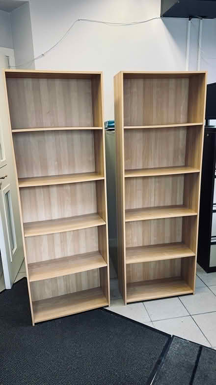 Photo of free 2 Tall Wooden Shelves (Dublin 1) #1