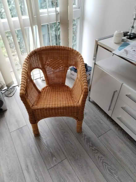 Photo of free Wicker chair (Fordbridge B37) #1