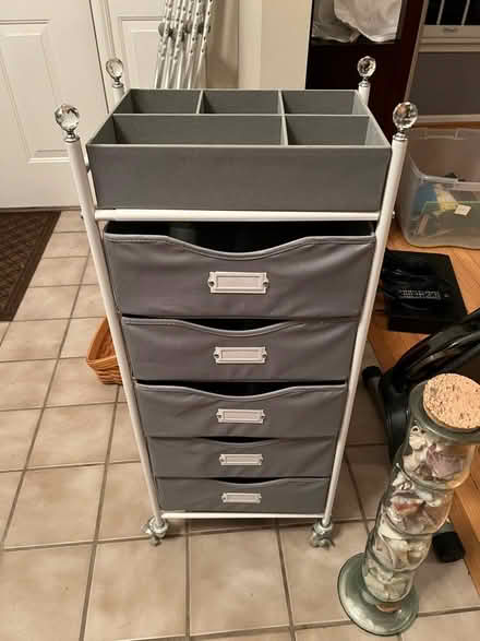 Photo of free Desk,Filing Cabinet,Stool,WireShelf (Ellicott City) #4