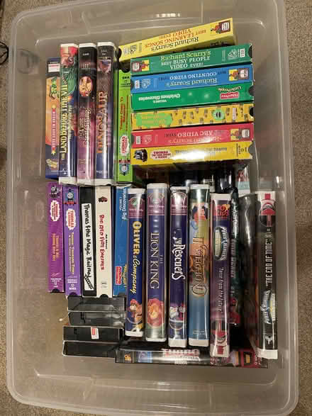 Photo of free Kids VHS movies (Columbine Valley / Littleton) #1