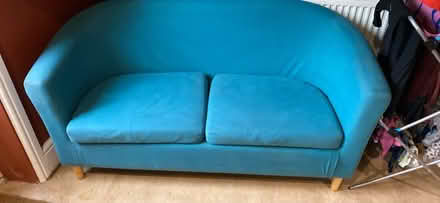 Photo of free Turquoise sofa solid (TQ2) #1