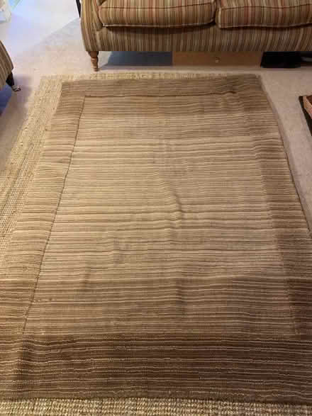 Photo of free Striped wool rug (Loansdean NE61) #1