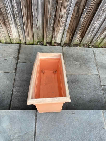 Photo of free Plastic rectangular outdoor planter (Capitol Hill, Duncan St NE) #3