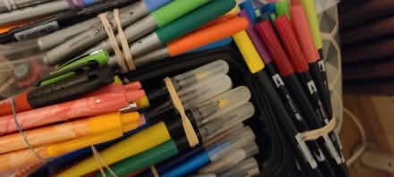 Photo of free Brush pens, gel pens, etc (Roslindale) #2
