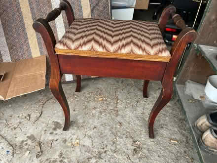 Photo of free Piano stool (Harwood) #1