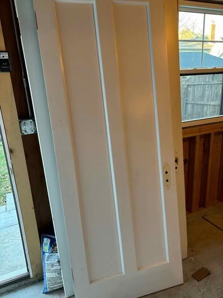 Photo of free 120 yo victorian oak doors (La Grange south of ogden) #1