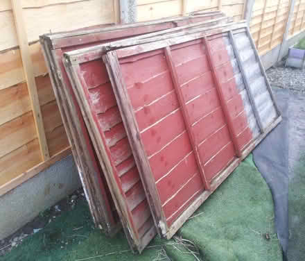 Photo of free Old fence panels for firewood (Carlisle, Harraby. CA1) #1