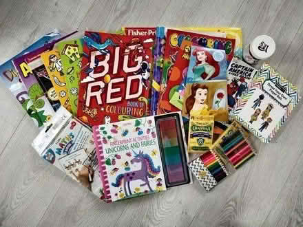 Photo of free Bundle of colouring books/ pencils (Cranfield MK43) #1