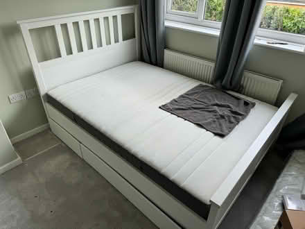 Photo of free IKEA Double bed + matching drawers (M3) #1