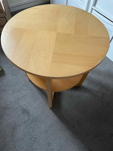 Photo of free Round wooden table (NE30) #3