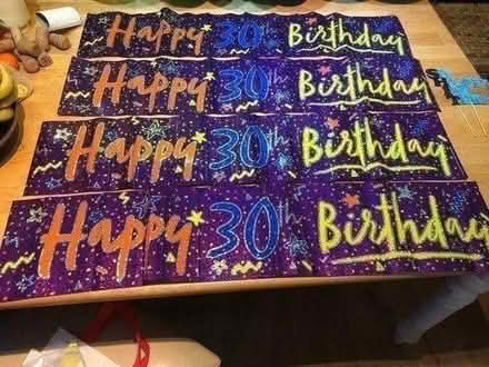 Photo of free 30th birthday decorations (Shrewsbury) #4