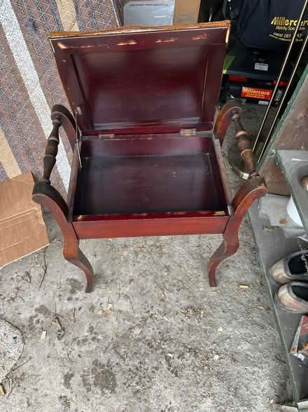 Photo of free Piano stool (Harwood) #2
