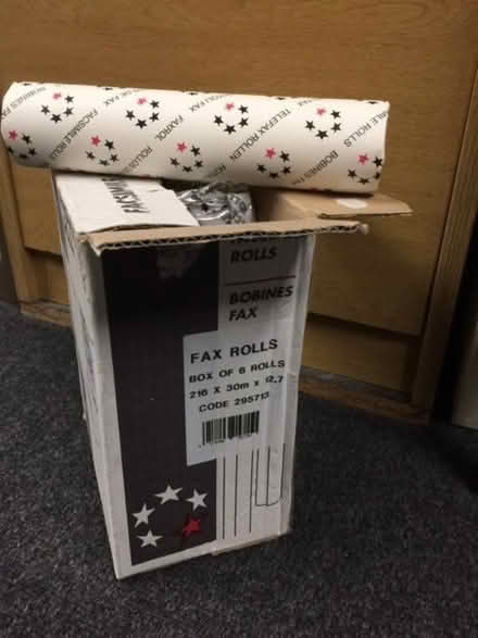 Photo of free 4 long rolls of paper (Chiswick W4) #1