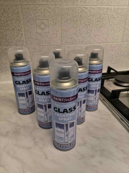 Photo of free Frosting spray for glass x6 (New Ferry CH62) #1