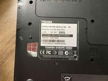 Photo of free Small toshiba laptop (Newhaven EH6) #1