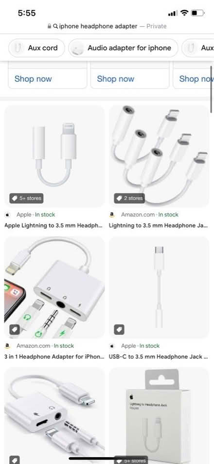 Photo of iPhone headphone adapter (West san jose) #1