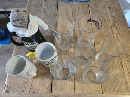 Photo of free Collection of mugs and glasses (Erith, DA8) #1