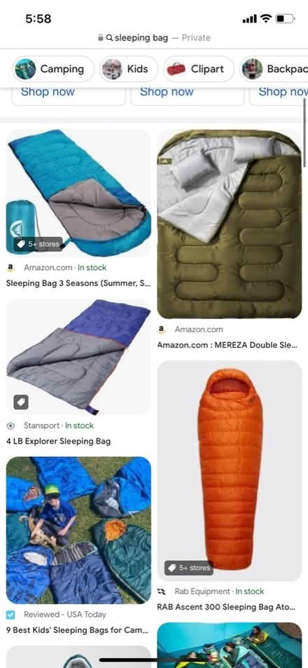 Photo of sleeping bag (West san jose) #1