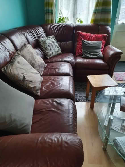 Photo of free Leather Corner sofa (UB7 west drayton) #2