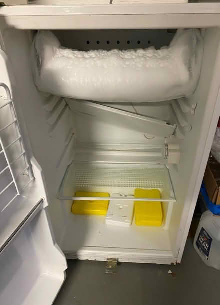 Photo of free White Haier mini fridge -works well (Friendship Heights) #2