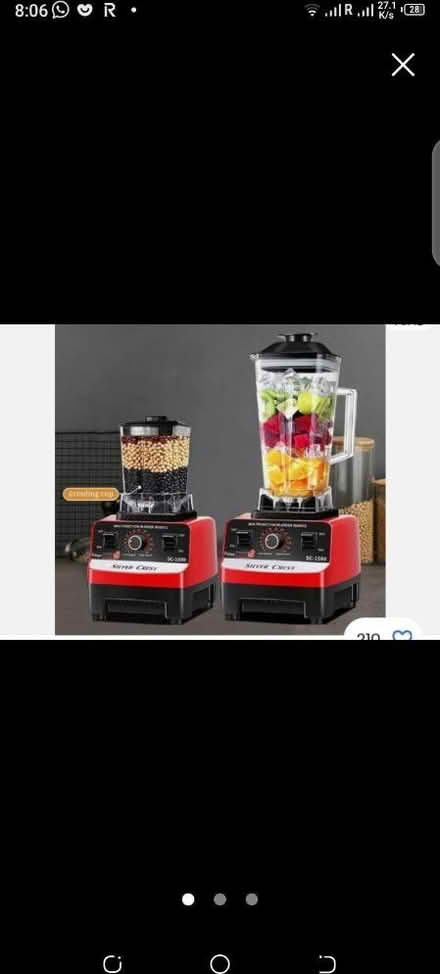 Photo of blender/grinder (Hampstead road. B20) #1